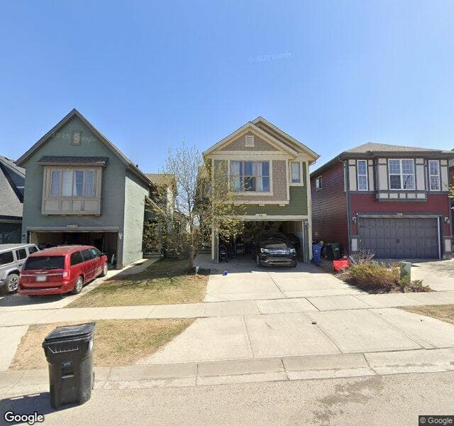 Street view of 96 Sage Valley Drive NW, Calgary