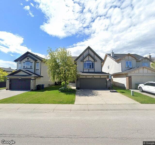 Street view of 421 Cougar Ridge Drive SW, Calgary