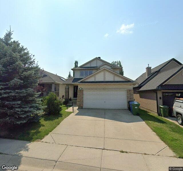Street view of 216 Cresthaven Place SW, Calgary