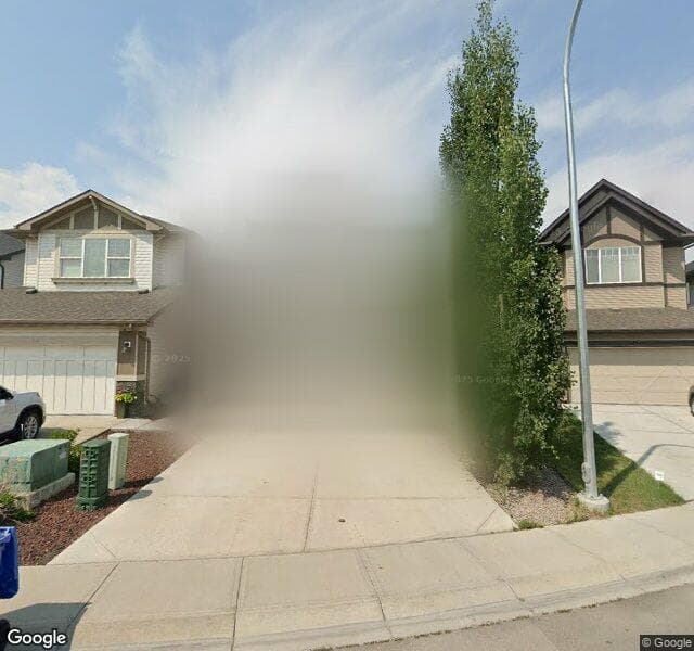 Street view of 136 Brightoncrest Point SE, Calgary