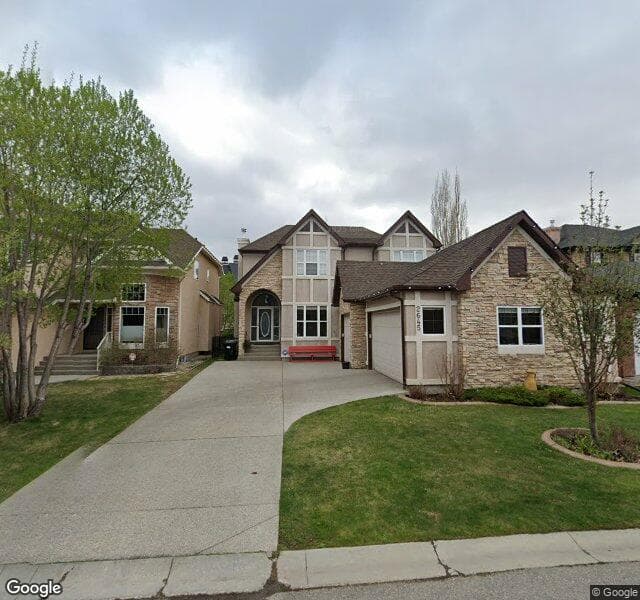 Street view of 2645 Evercreek Bluffs Way SW, Calgary