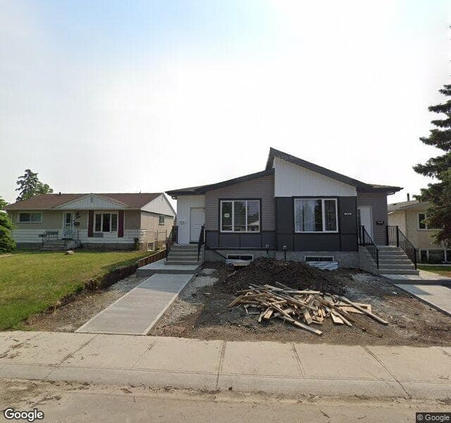 Street view of 12841 88 Street NW, Edmonton
