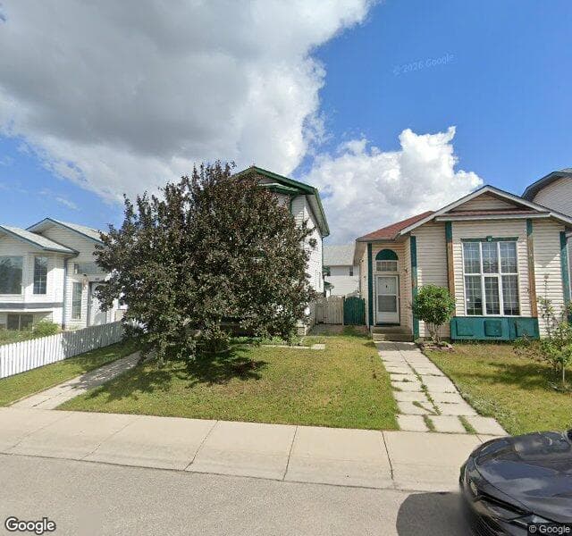 Street view of 56 Applemont Close SE, Calgary