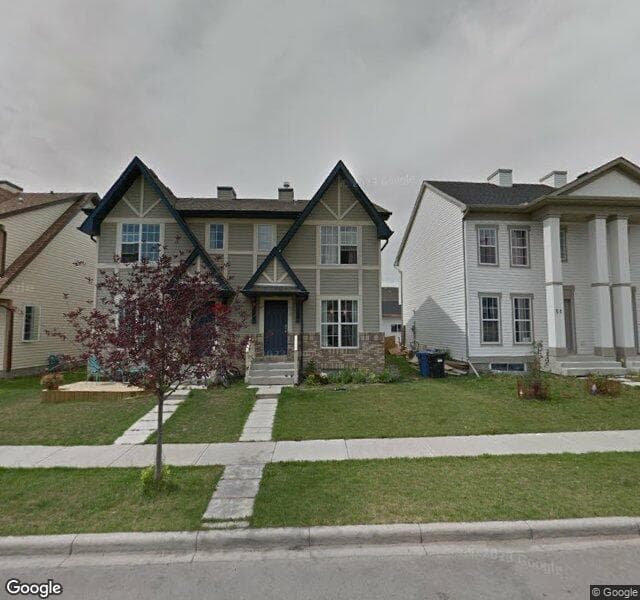 Street view of 43 Elgin Meadows Gardens SE, Calgary
