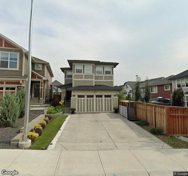 Street view of 17 Masters Way SE, Calgary