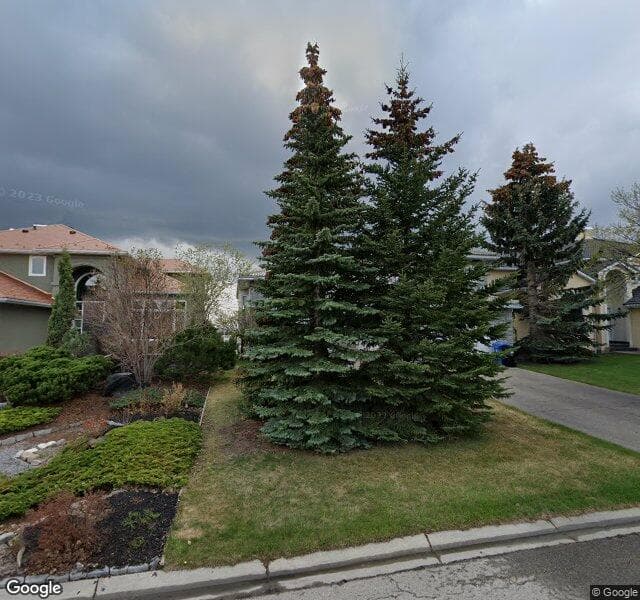 Street view of 56 Hawkmount Heights NW, Calgary