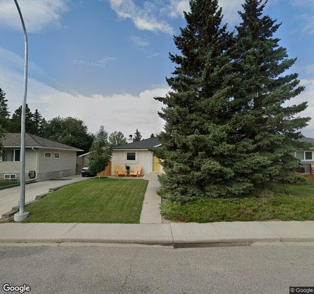 Street view of 4511 69 Street NW, Calgary