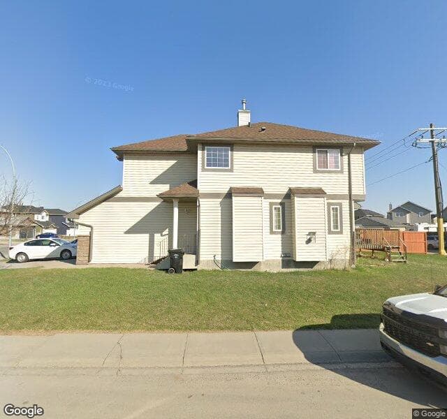 Street view of 8207 Saddleridge Drive NE, Calgary