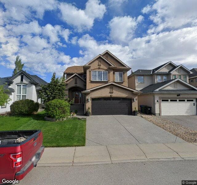 Street view of 14 Cranleigh Manor SE, Calgary