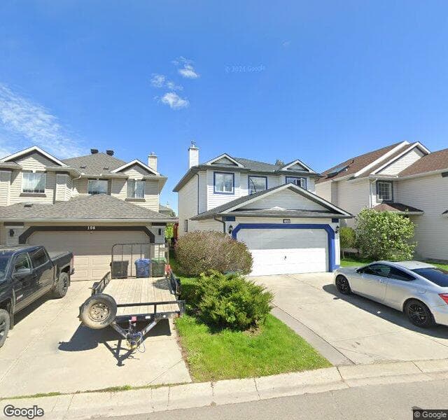 Street view of 104 Mount Selkirk Close SE, Calgary
