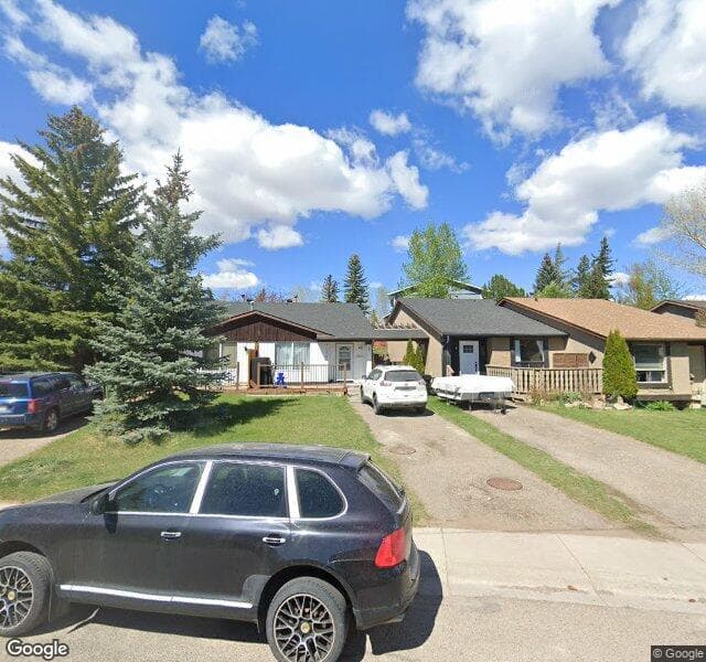 Street view of 1036 Ranchview Road NW, Calgary