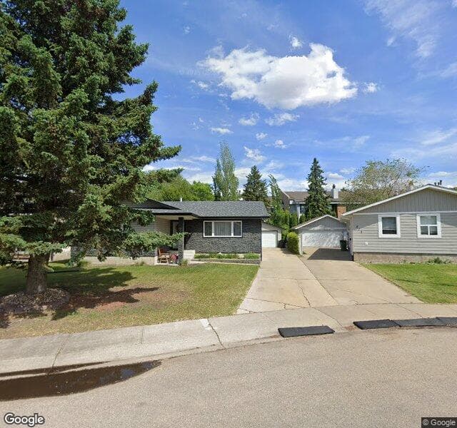 Street view of 210 Homestead Crescent NW, Edmonton