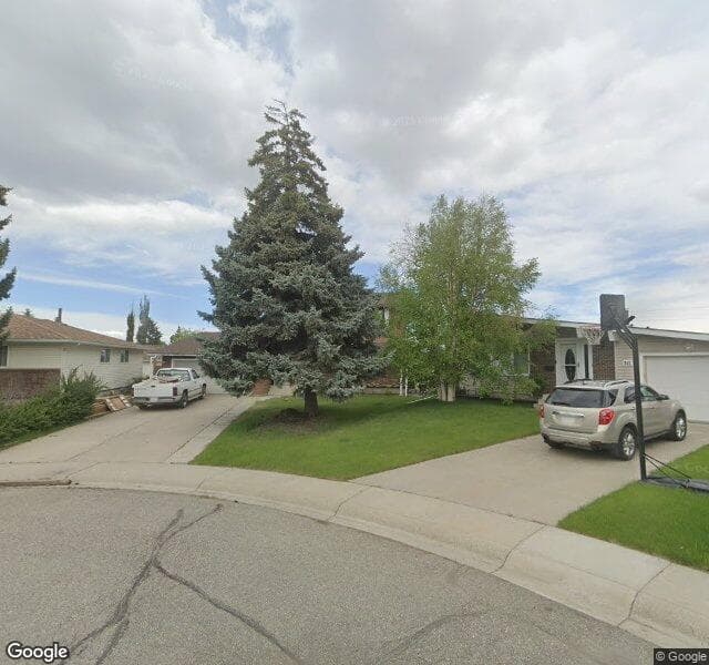 Street view of 308 Queen Anne Way SE, Calgary
