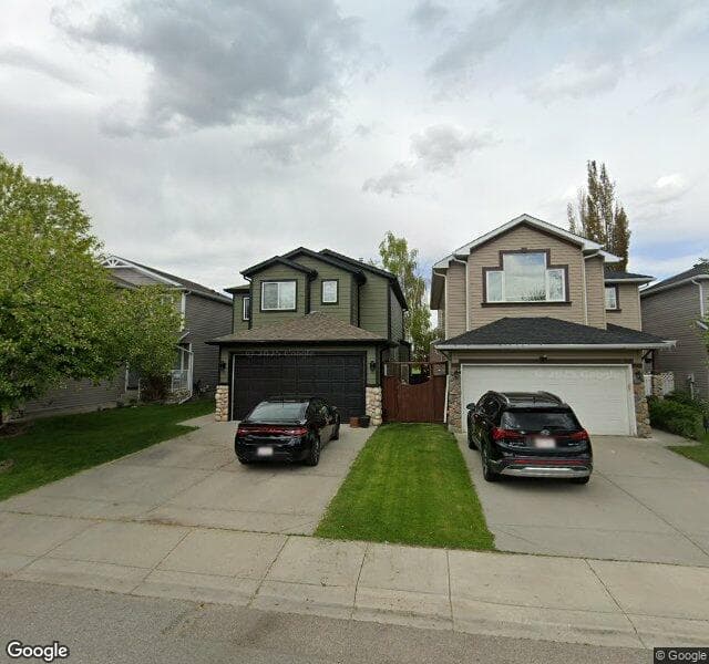 Street view of 80 Chaparral Crescent SE, Calgary