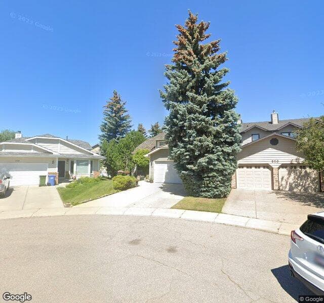 Street view of 224 Strathcona Mews SW, Calgary