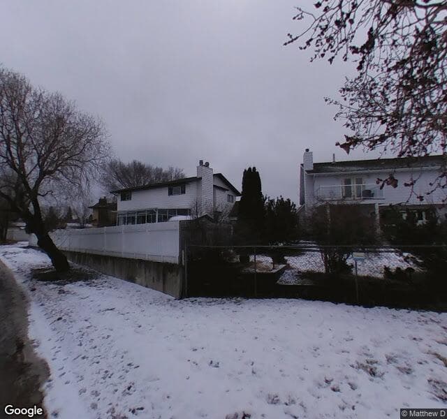 Street view of 128 Grand Meadow Crescent NW, Edmonton