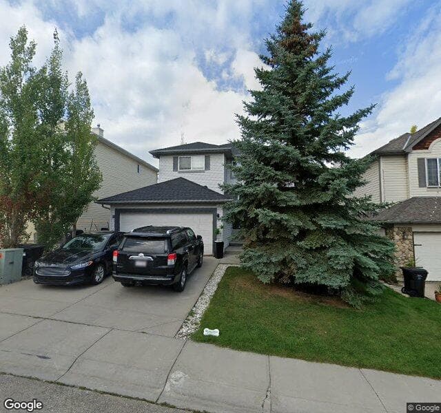 Street view of 52 Valley Stream Close NW, Calgary
