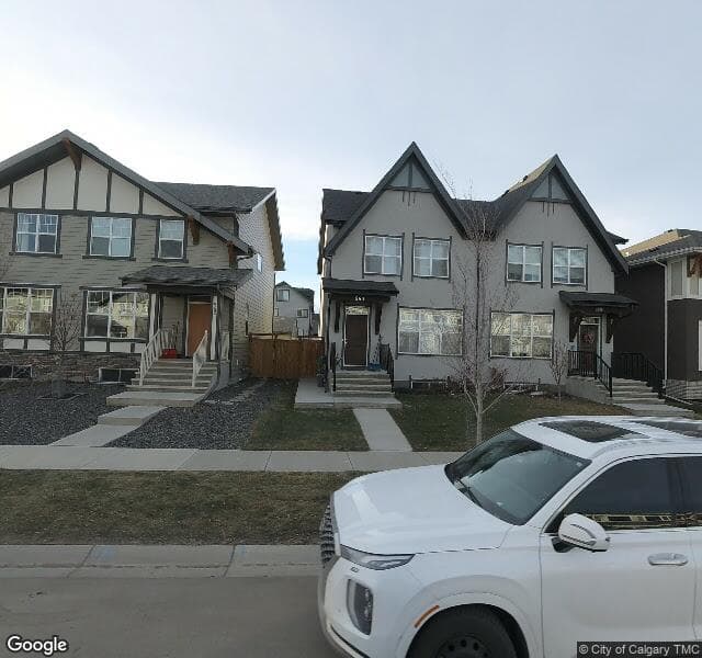 Street view of 960 Mahogany Boulevard SE, Calgary
