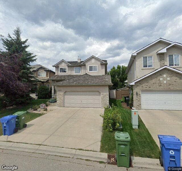 Street view of 323 Sienna Heights Hill SW, Calgary