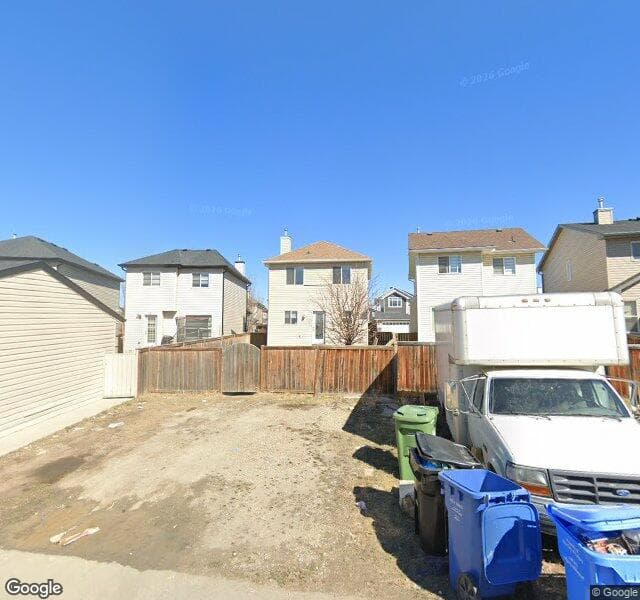 Street view of 208 Saddlecrest Boulevard NE, Calgary