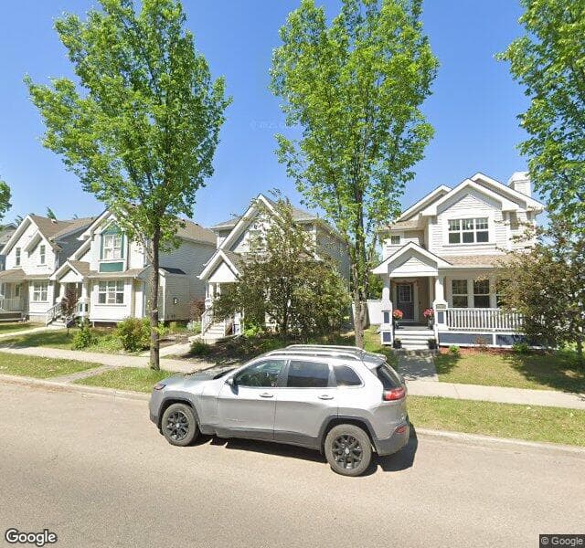 Street view of 1408 70 Street SW, Edmonton