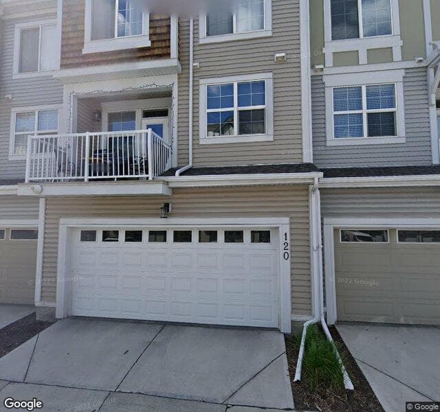 Street view of 124-130 New Brighton Way SE, Calgary