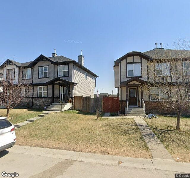 Street view of 79 Saddlebrook Common NE, Calgary