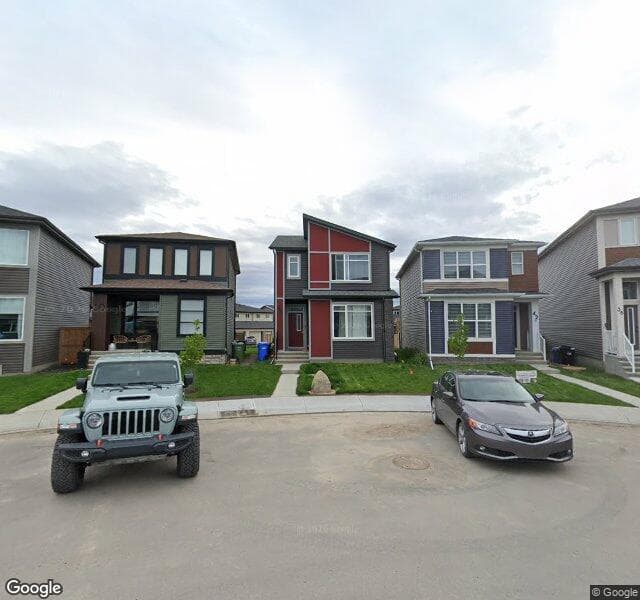 Street view of 46 Wolf Creek Rise SE, Calgary