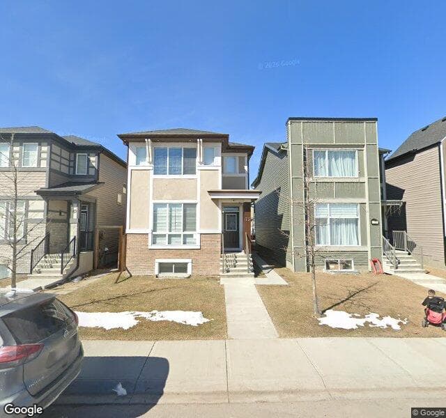 Street view of 73 Cornerstone Heath NE, Calgary