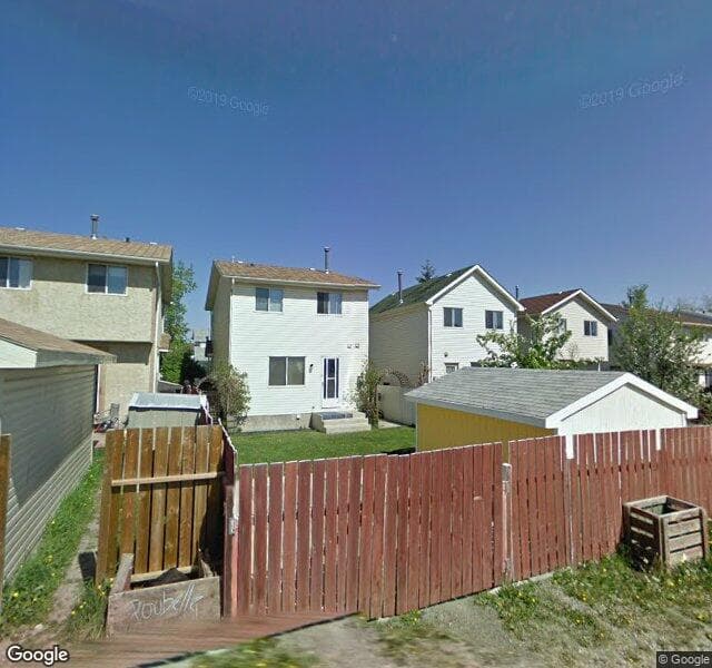 Street view of 58 Abalone Crescent NE, Calgary