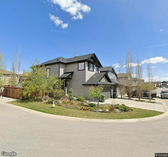 Street view of 232 Tuscany Reserve Rise NW, Calgary