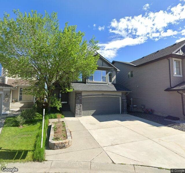 Street view of 161 Cranwell Bay SE, Calgary