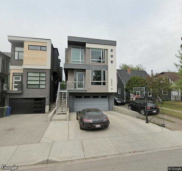 Street view of 505 18A Street NW, Calgary