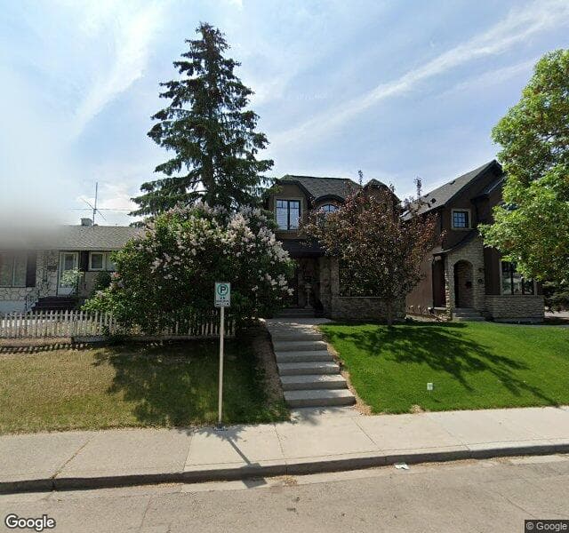 Street view of 2921 5 Avenue NW, Calgary