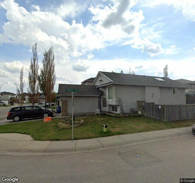 Street view of 81 Coventry Circle NE, Calgary