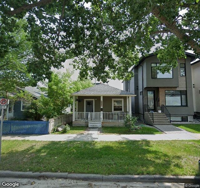 Street view of 927 20 Avenue SE, Calgary