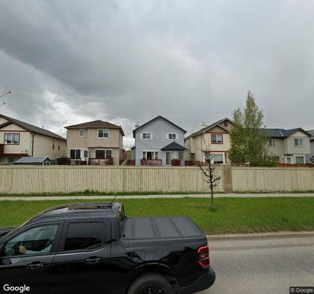 Street view of 16058 Everstone Road SW, Calgary