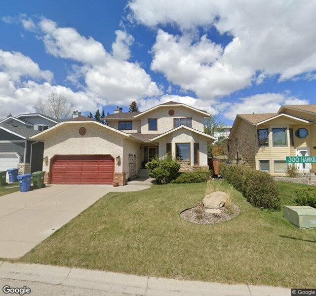 Street view of 331 Hawkdale Bay NW, Calgary