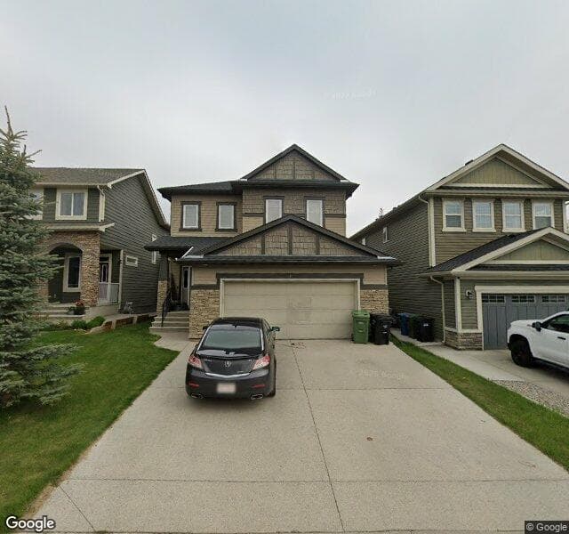 Street view of 7 Silverado Bank Gardens SW, Calgary