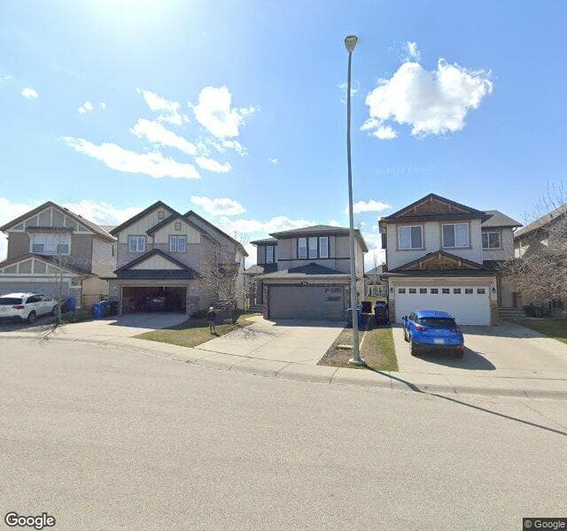 Street view of 96 Panamount Common NW, Calgary