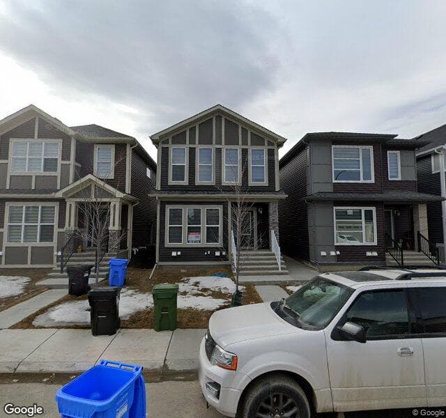 Street view of 627 Savanna Crescent NE, Calgary