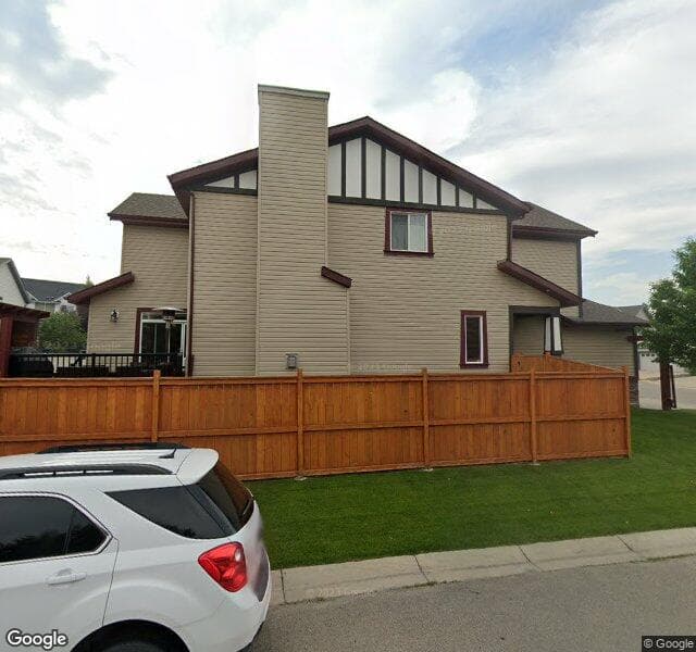Street view of 141 Copperleaf Bay SE, Calgary