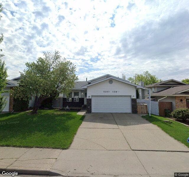 Street view of 5207 139 Avenue NW, Edmonton