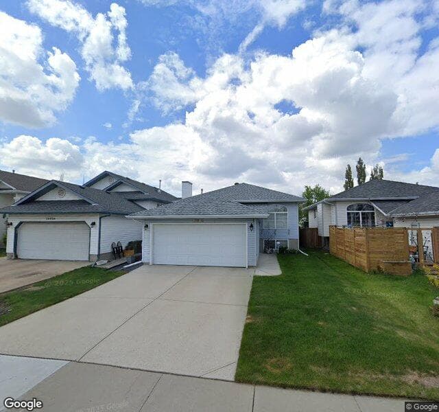 Street view of 16010 67A Street NW, Edmonton
