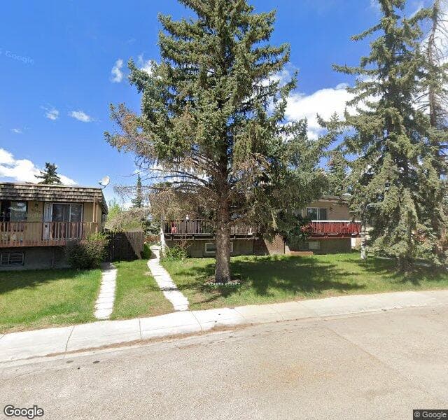 Street view of 6517 58 Street NW, Calgary