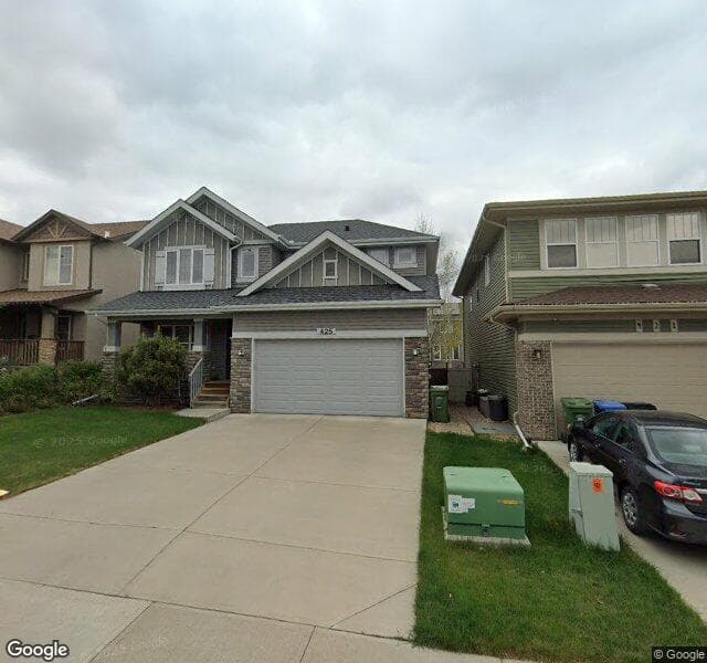 Street view of 425 Evergreen Circle SW, Calgary