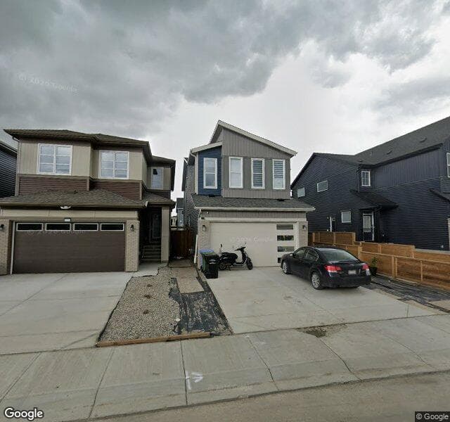 Street view of 715 Creekstone Circle SW, Calgary