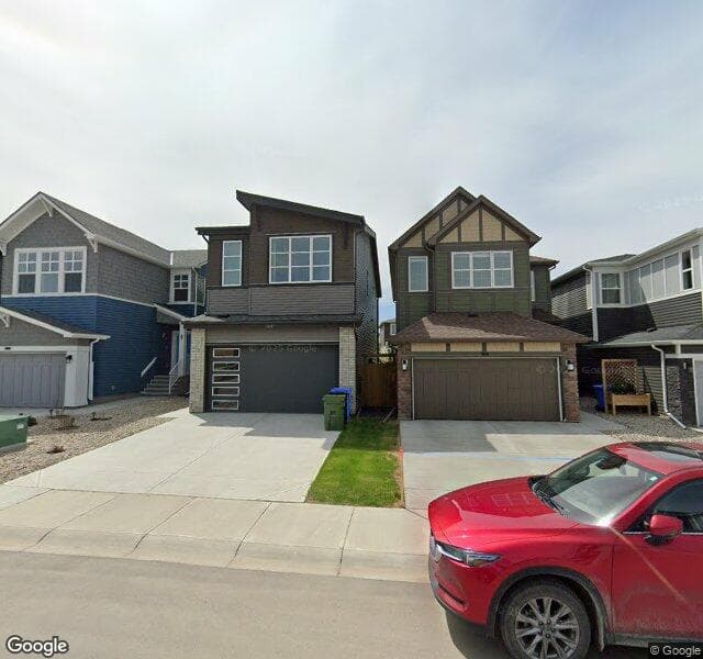 Street view of 162 Belmont Crescent SW, Calgary
