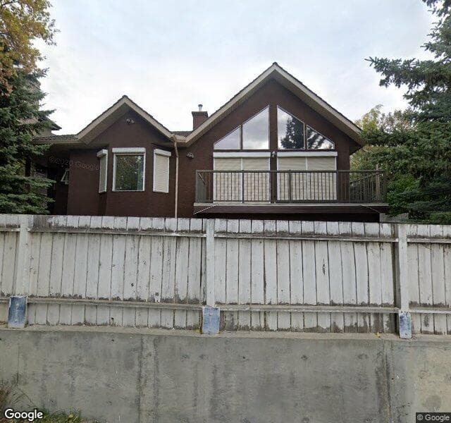 Street view of 1543 Windsor Street NW, Calgary