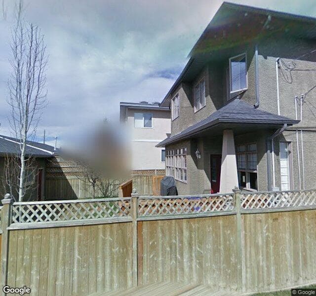Street view of 2009 6 Avenue NW, Calgary
